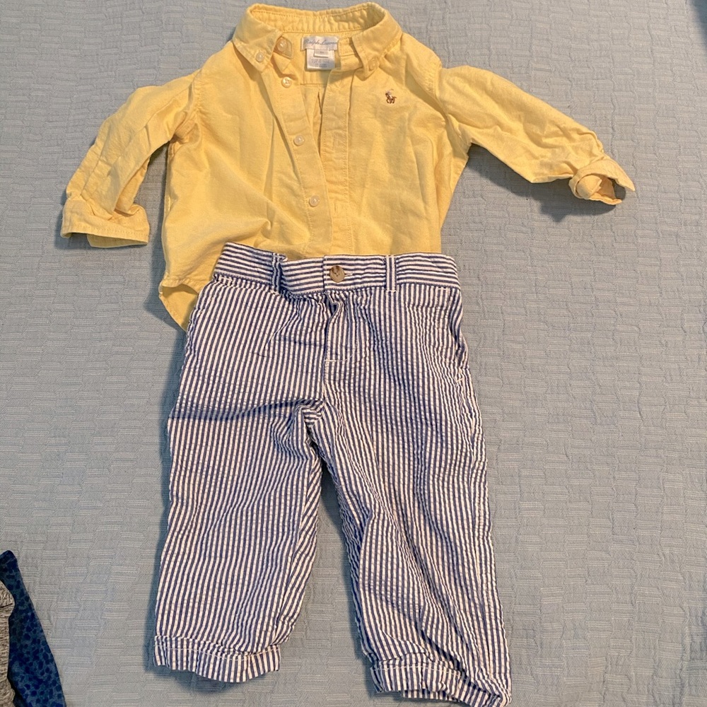 Ralph Lauren seersucker set